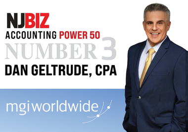 MGI Worldwide's Dan Geltrude #3 on the Power 50 list of most influential accountants in NJ