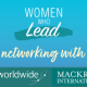 Women who lead virtual networking event