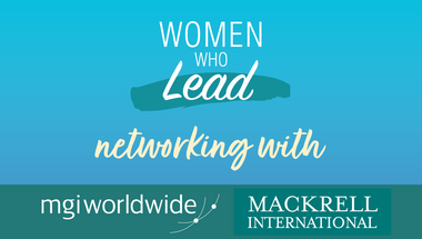 Women who lead virtual networking event