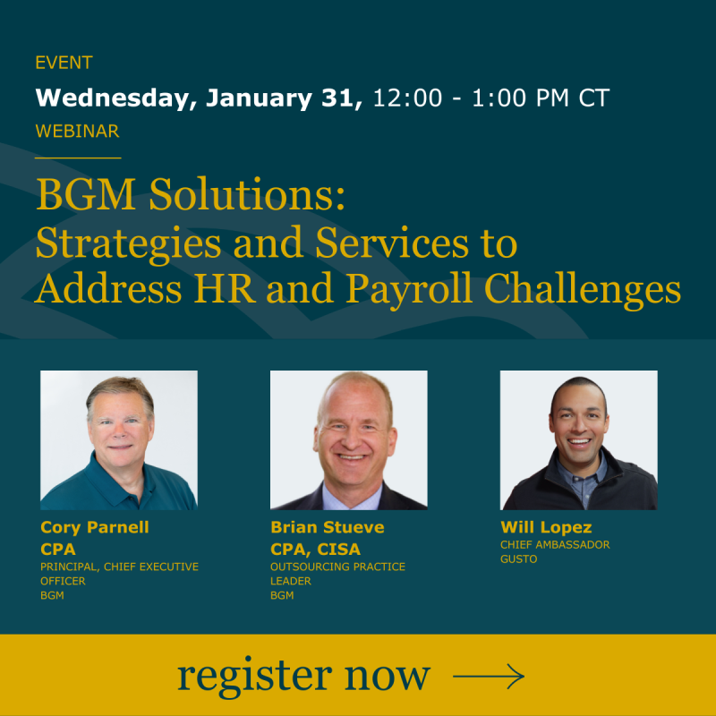BGM Solutions: Strategies and Services to Address HR and Payroll Challenges
